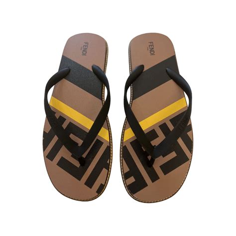 fendi flip-flops men's|Fendi slides on sale.